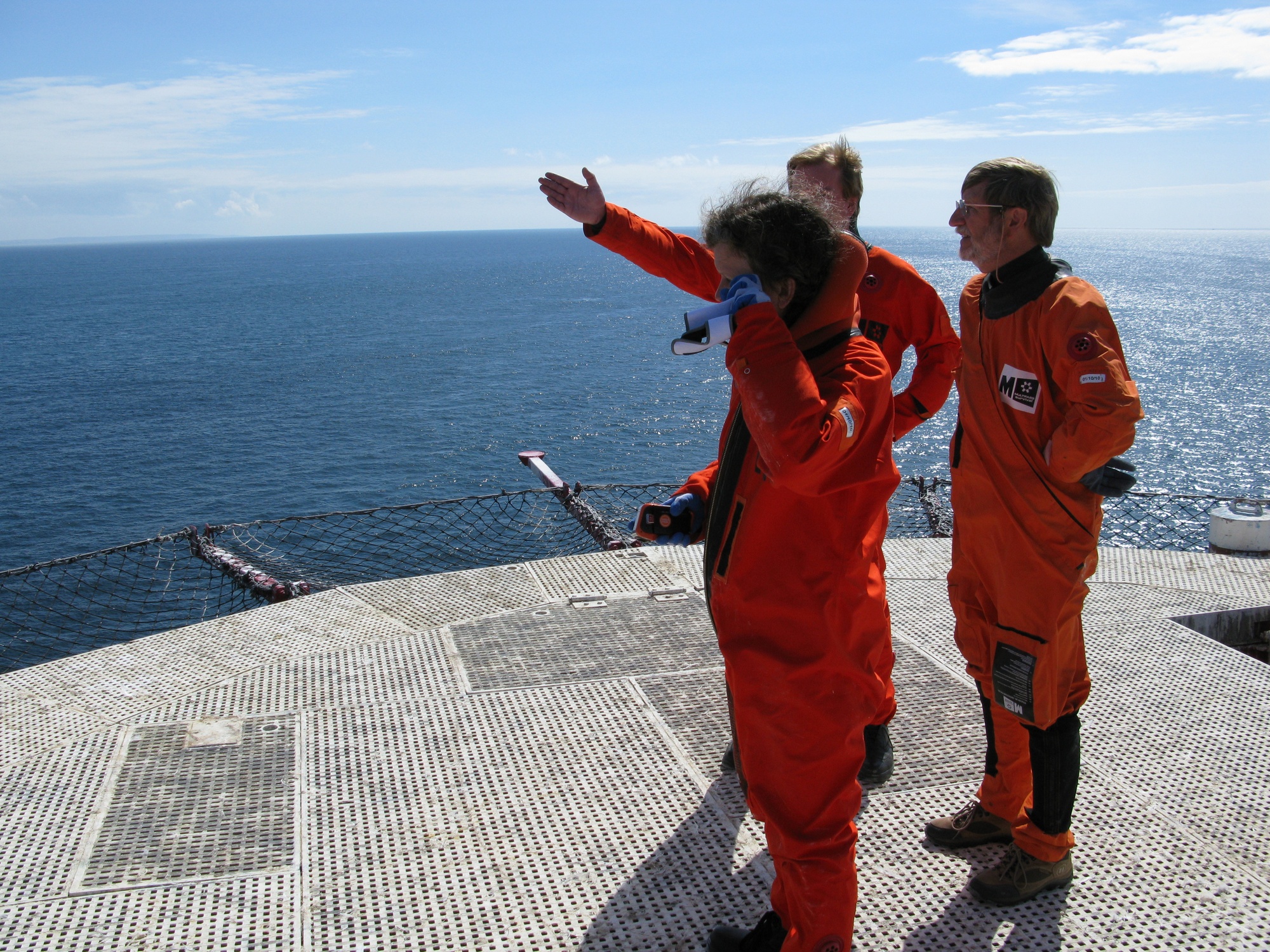 Eddystone scientists helipadjpg