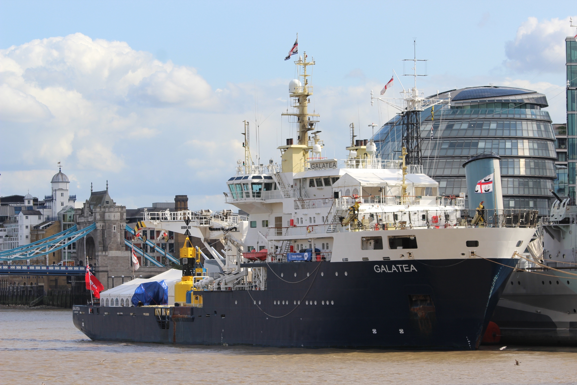 THV Galatea at London International Shipping Week 2017